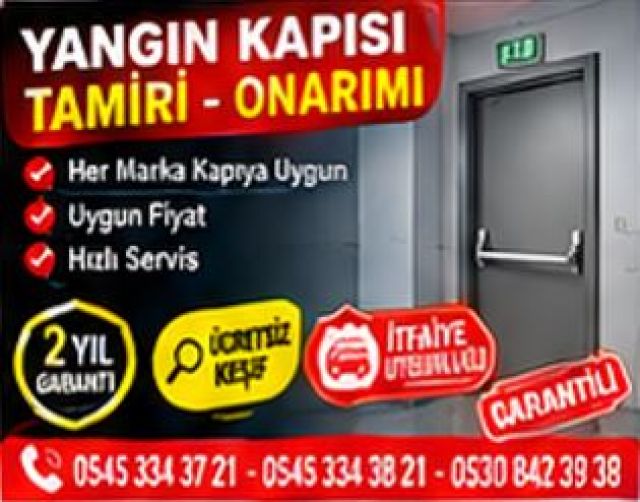 Üsküdar Yangın Kapısı Fitil Değişimi Sonrası Kontrol ve Ayar İşlemleri